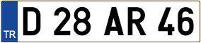 Truck License Plate